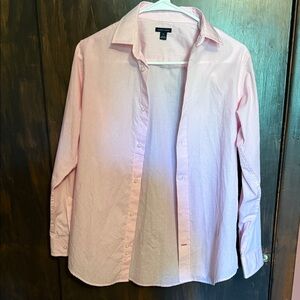 Boys Pink Button-Up Shirt